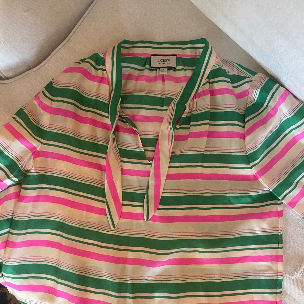 NWT striped jcrew blouse